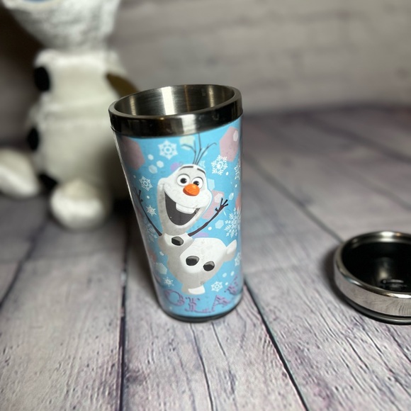 Thermal Cup & Collectible Singing Olaf Plush Toy Disney Frozen Musical Summer! - Picture 11 of 14